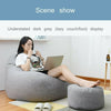 Adults Kids Large Bean Bag Chair Sofa Couch Cover Indoor Lazy Lounger No filling