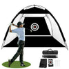 Portable Foldable Golf Hitting Net Garden Golf Practice Cage Range Training Aid