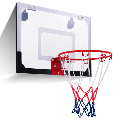 Mini Basketball Hoop Over-The-Door Basketball Backboard Indoor Outdoor Exercise