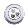 10x 3 LED TOUCH SELFADHESIVE LIGHT Bright White Battery Operated Push Night Lamp