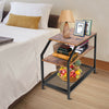 Vintage Bedside Table Cabinet Lamp Small Side End Table Nightstand Bookcase Desk