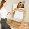 Adjustable Standing Desk Home Office Stand Up Laptop Keyboard Shelf Riser Desk