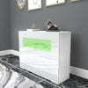Cabinet Cupboard sideboard TV Unit Matt Body and High Gloss Doors + LED Light