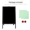 Double-Sided Sidewalk Easel Square Top A Frame Sandwich Board for Menus Sales