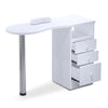 Professional Manicure Table Nail Station Art Beauty Salon Desk 3 Drawers Storage