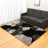 Modern Patterned Shaggy Rug Thick Soft Pile Non-Shed Bedroom Play Room Carpet UK