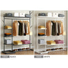 Heavy Duty Open Wardrobe Clothes Rail Rack Hanging Garment Coat Organizer Shelf