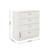 Oak Black White Chest of Drawers 3 4 5 Draws Bedroom Furniture Hallway Cabinet