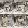 Stainless Steel Commercial Kitchen Sink Catering Sink Single Double Bowl Drainer