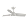 42" Ceiling Fan With Dimmable LED Light 3 Blades Remote Control 6 Speed Silver