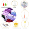 150 Colour Embroidery Floss Cross Stitch Organizer Storage Box Set Sewing Skeins