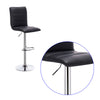 1xBar Stool bar chairs lounge chair leather+ Metall with Backrest gray pink