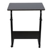 Adjustable Over bed Laptop Portable Bed Side Desk Stand Table With Wheels