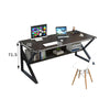 80CM/100CM PC Computer Desk Writing Study Shelve Table Office Home Workstation