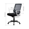 Adjustable Mesh Office Chair Computer Desk Chair 360° Swivel Lift Ergonomic