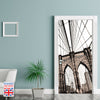 Brooklyn Bridge Door Mural Stickers Europe UK Size 90Cm X 200Cm