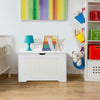 Large White Wooden Toy Box Children's Storage Chest Nursery Kid's Bedroom Unit