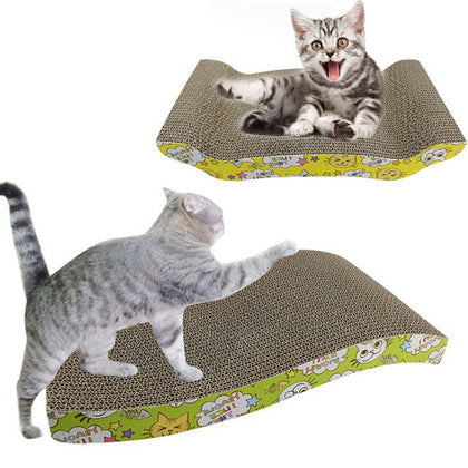 Big Cat Scratch Bed Mat Scratcher Post Furniture Board Sisal Cat Toys new