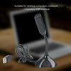 Desktop USB Microphone Stand Mini Studio Speech MIC for PC Laptop Netbook WW UK