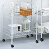 2 Tier Rack Stand Stainless Steel Kitchen Storage Organiser Shelf Office Stand