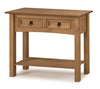 Corona Console Table 2 Drawer Mexican Solid Pine Hallway by Mercers Furniture