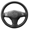 Universal Car Steering Wheel Cover Protector Glove Perforated Black Pu Leather