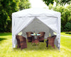 Gazebo Pop-up Marquee Canopy Garden Wedding Party Tent Water-Resistant 3 Size