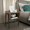 Vintage Bedside End Table Cupboard Sofa Bed Side Desk Nightstand Storage Shelf K