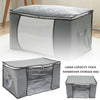 Large Clothes Storage Boxes Bags Ziped Organizer Wardrobe Cube Closet Container