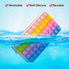 Popping Fidget Sensory Bubble Pencil Case Toys Stress Relief & Gamepad Keychain