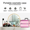 Large Womens Vanity Case Beauty Box Make up Cosmetic Nail Tech Storage Travel