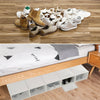 12X Clear Plastic Shoe Storage Boxes Drawer Stackable Foldable Durable Organiser
