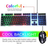 Gaming Keyboard And Mouse Set Rainbow RGB LED USB For PC Laptop Xbox One PS4 UK！