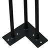 4X Hairpin Legs 6"-28" Steel Hair Pin Legs 3 Rod Table Legs 12mm Furniture Leg