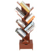 8 Tier Wooden Tree Bookshelf Bookcase Display Rack Holder With Drawers LVE-UK