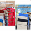 Clothes Pants Trouser Hanger,Multi Layer Storage Rack Closet Space Saver S Shape