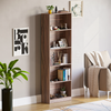 Cambridge 5 Tier Bookcase Extra Large Shelving Display Storage Furniture Walnut