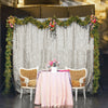 White Stage Wedding Party Backdrop Photography Background Drape Curtain 1.2X1.8M