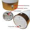 PIR Motion Sensor Night Light Battery Powered LED Table Lamp Warm White Wireles