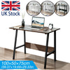 100CM Computer Desk Study Writing Table Ladder Metal Frame Workstation 4 Colour