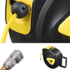 33ft 10M Retractable Auto Rewind Air Line Hose Reel Compressor Tool Wall Mounted