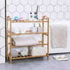 3/4/5 Tier Bamboo Shoe Rack Stand Footwear Holder Storage Shelf Unit Organiser