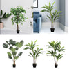 Large Artificial Palm Tree in Pot Fake Green Plant Indoor Outdoor Garden Decor