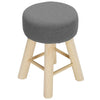 40CM-Tall Round Footstool Dressing Table Chair Vanity Stool Bedroom Pouffe Chair