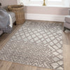 Traditional Large Grey Rugs For Living Room | Moroccan Scandi Style Area Rug NEW