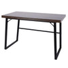 Retro Computer Desk PC Laptop Table Home Office Study Workstation MDF & Metal