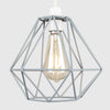 Metal Pendant Light Shade Ceiling Industrial Geometric Wire Cage Lampshade Lamp