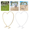 210cm(6.89ft) Heart Shaped Wedding Metal Balloon Arch Stand Frame Display Kit UK