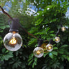 50FT GLOBE FESTOON STRING LIGHTS MAINS POWERED 50 G40 5BULBS WARM WHITE OUTDOOR
