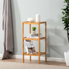 3/4/5 Tier Bookcase Shelving Unit Wood Bookshelf Free Standing Storage Display